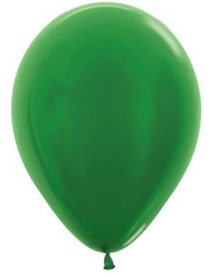 Image of Metallic Green Single 30cm Latex Balloon  