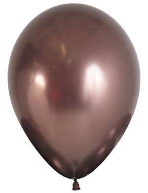 Image of Metallic Reflex Truffle  Single Small 12cm Air Fill Latex Balloon