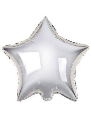 Image of Star Shaped Silver 45cm Foil Balloon