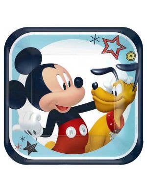 Image Of Mickey On The Go 8 Pack Small 17cm Paper Plates