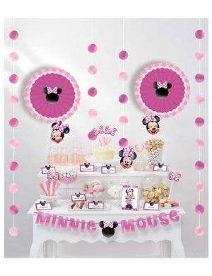 Image Of Minnie Mouse Forever Buffet Table Decoration Kit