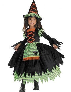 Toddler Girls Story Book Witch Halloween Fancy Dress Costume