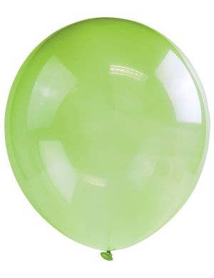 Image of Neon Green 10 Pack 30cm Crystal Latex Balloons
