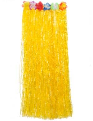 Long Yellow Hawaiian Hula Skirt
