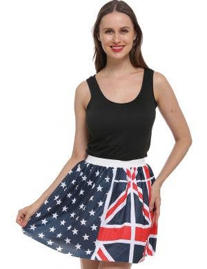 Womens Aussie Flag Costume Skirt