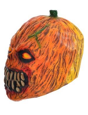 Deluxe Evil Pumpkin Face Mask Halloween Costume Accessory