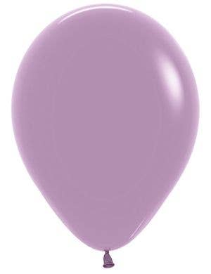 Image of Pastel Dusk Lavender Purple  Single Small 12cm Air Fill Latex Balloon