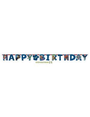 Image Of Paw Patrol Add An Age Happy Birthday Banner