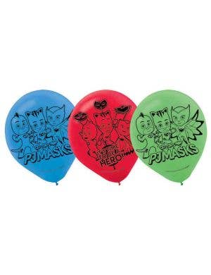 Image Of PJ Masks 6 Pack Party Balloons