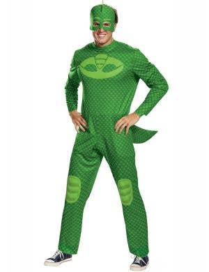 Image of PJ Masks Men's Licensed Green Gekko Costume - Front View