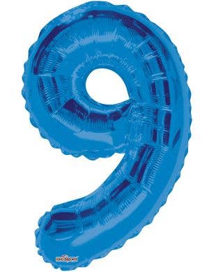 Image of Royal Blue 87cm Number 9 Party Balloon