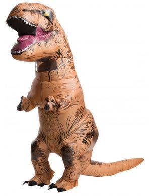 Jurassic World T-Rex Adult's Inflatable Fancy Dress Costume With Sound Effects