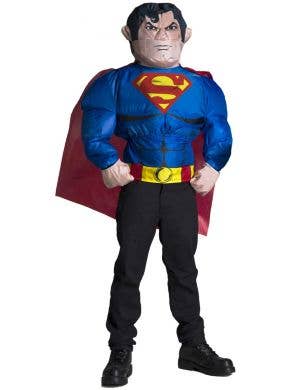 Superman Inflatable Adults Shirt with Head Superhero Costume