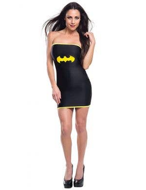 Batgirl Womens Sexy Lycra Tube Dress Costume