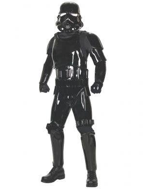Black Shadow Trooper Men's Supreme Edition Star Wars Stormtrooper Costume - Main Image