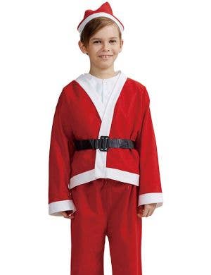 Image of Simple Santa Claus Boys Christmas Costume