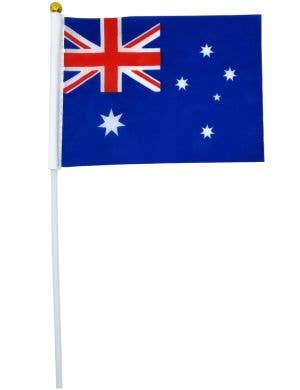 Set of 10 Small 15cm x 10cm Australian Flags on Sticks