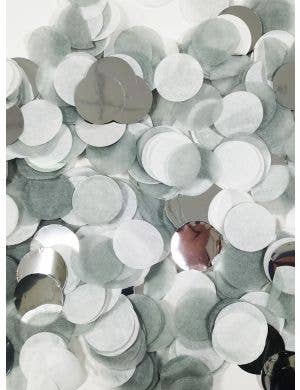 Image of Metallic Silver 20 Gram Bag of Confetti