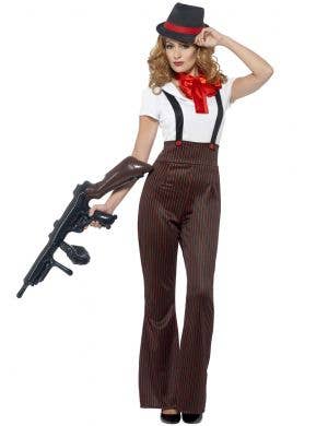 Women's 1920s Gangster Mob Sexy Costume Main Image