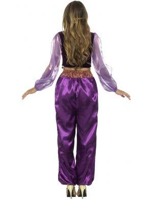 Arabian Princess Sexy Womens Purple Genie Costume