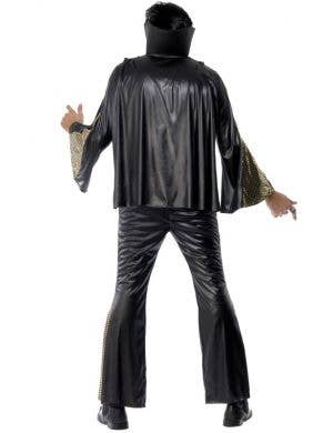 Elvis Lives Mens Black Dress Up Costume