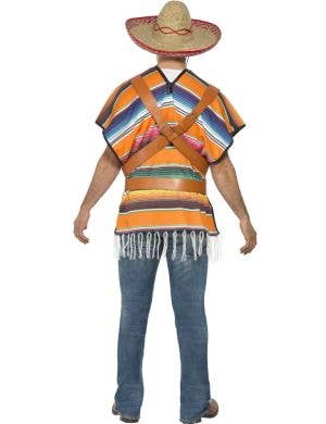 Tequila Shooter Mens Mexican Poncho Costume