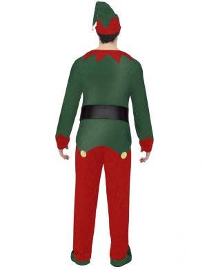 Festive Christmas Elf Mens Fancy Dress Costume