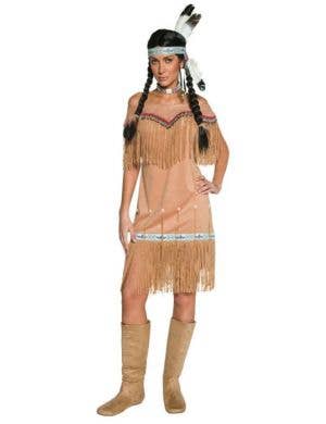 Wild West Womens Deluxe Native American Lady Costume