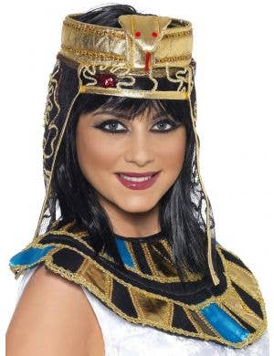 Cleopatra Gold Snake Costume Headpiece