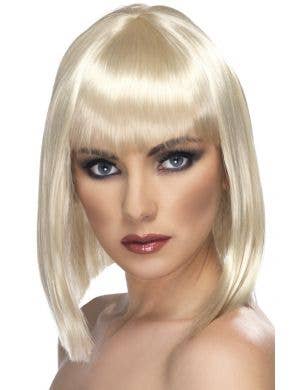Smiffys Sort Glam Blonde Costume Wig - Main Image