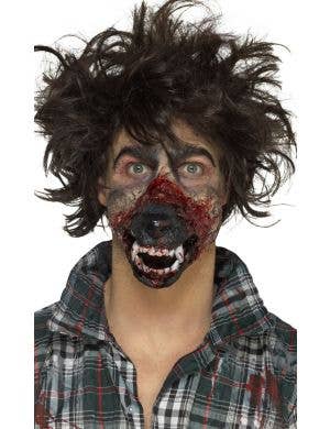 Halloween Werewolf Mouth Prosthetic Stick On Snout Main Image