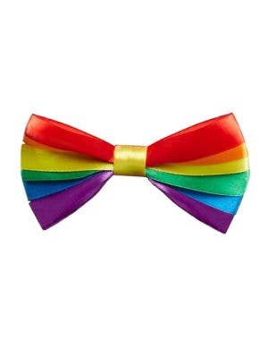 Rainbow Striped Costume Bow Tie Main Image