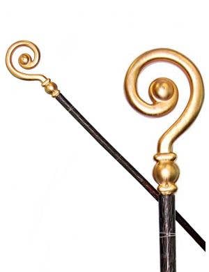 Riddler Gold Question Mark Crosier Staff Costume Accessory