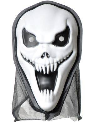 Image of Screaming Reaper Halloween Costume Mask with Hood