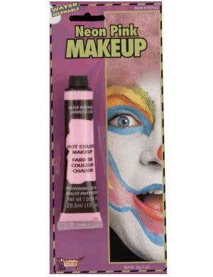 Special Effects Forum Novelties Neon Pink Halloween Face Paint Cream Makeup Main Image