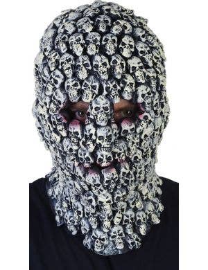 Tom Foolery tiny skulls full head horror latex mask halloween costume accessory - Main Image