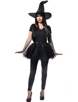 Deluxe Black Lace Fluffy Layered Womens Costume Tutu