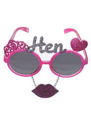 Pink Hen's Night Costume Glasses