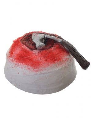Hammer in Head Bloody Bandage Costume Hat