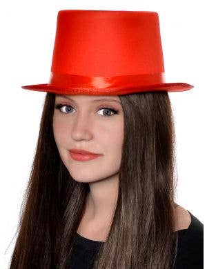 Unisex Adult's Classic Red Top Hat Costume Accessory