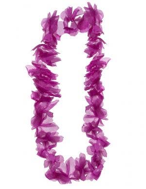 Neon Purple Hawaiian Lei Costume Accessory