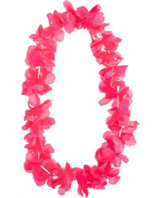 Bright Pink Hawaiian Costume Lei