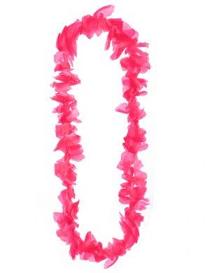 Neon Pink Hawaiian Lei Costume Accessory