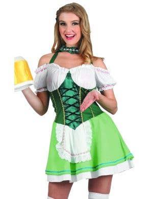 Beer Lady Womens Green Oktoberfest Costume