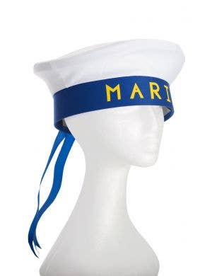 Navy Marine Sailors White And Blue Costume Hat