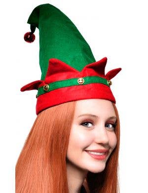 Festive Elf Christmas Novelty Costume Hat Accessory Main Image