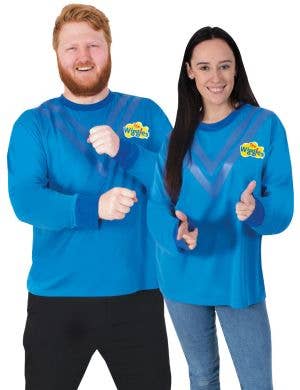 Image of The Wiggles Blue Adult's Costume Shirt