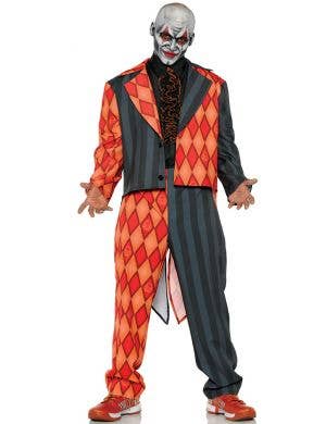Thriller Jester Mens Tuxedo Clown Halloween Costume