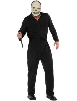 Black Boiler Suit Plus Size Men's Michael Myers Inspired Halloween Costume
