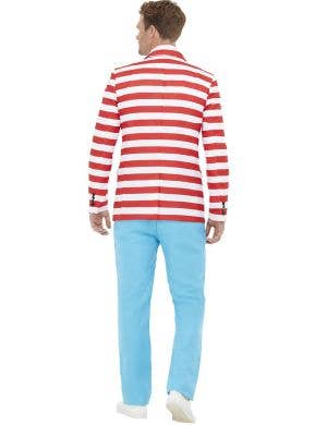 Where's Wally Deluxe Stand Out Suit Mens Costume
